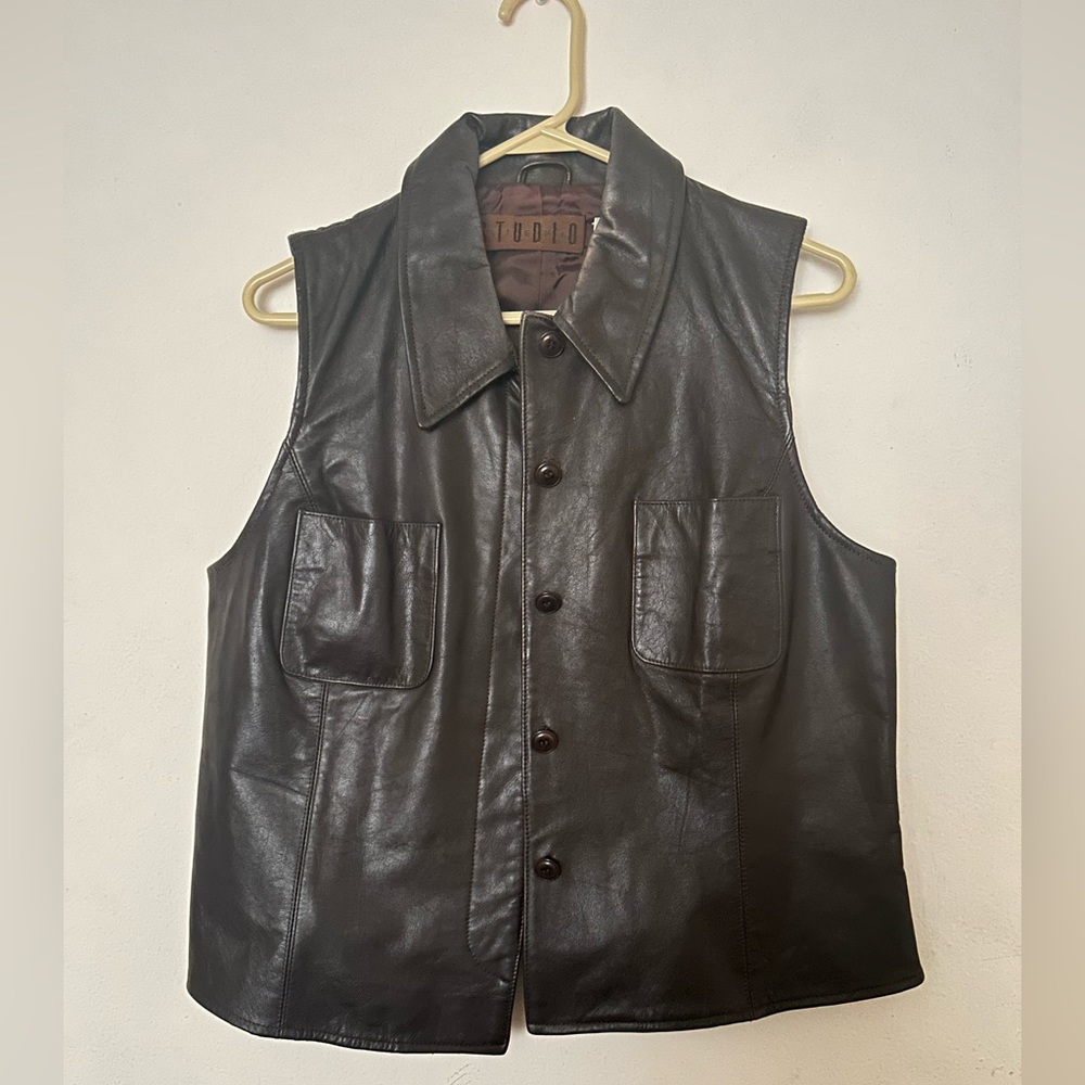 100% Leather Vest